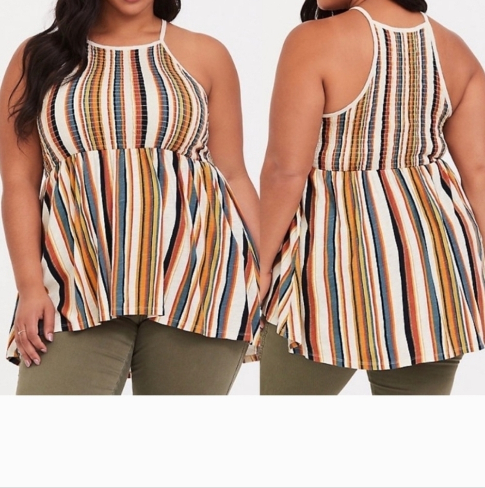 Torrid Tank Top 3 Striped